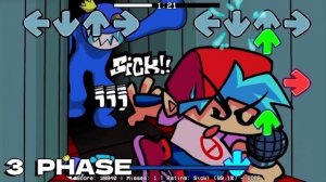 ALL Blue PHASES (0-5 phases) Friday Night Funkin' VS Roblox Rainbow Friends