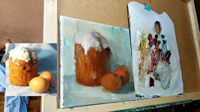 Как написать пасхальный натюрморт с натуры смотреть онлайн