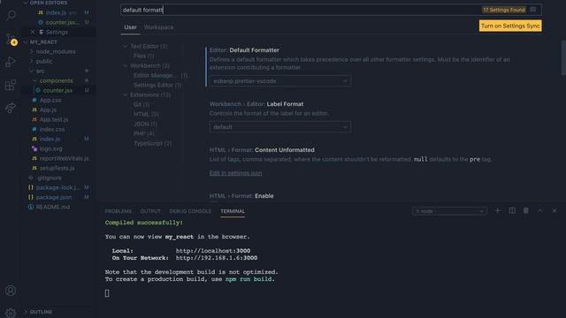 Prettier Code Formatter not working solution in vs code