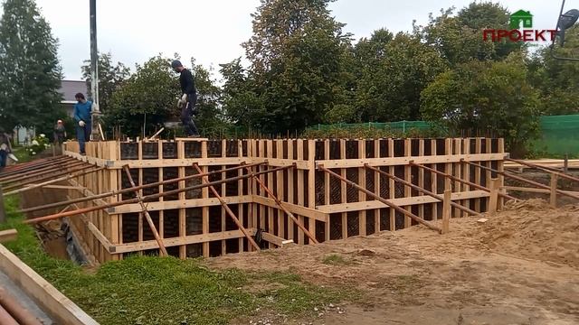 Цокольный этаж 2, поэтапный монтаж, стоимость строительства. ООО Проект