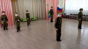 Танец "Солдаты" Подготовительная группа д/с "Пчёлка"