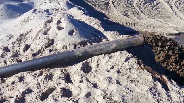 Намыв песка на карту насосом Dragflow EL 604 B смотреть онлайн