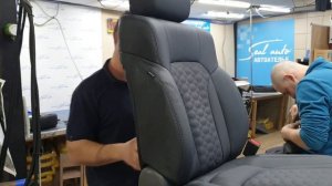 Перетяжка салона Toyota Land Cruiser Prado 150 c изменением анатомии сидений