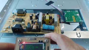 Acer AL1716, замена конденсаторов - частый ремонт мониторов