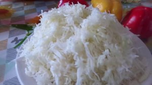 Тонкая и Красивая Нарезка Капусты для Салата Овощерезкой. Быстрый и Простой Способ.