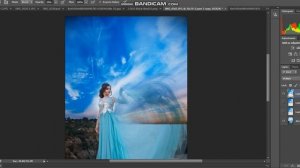 как добавить небо на фото?