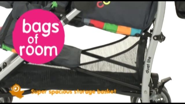 Cosatto Duet Lite Tandem Buggy - Demonstration  BabySecurity