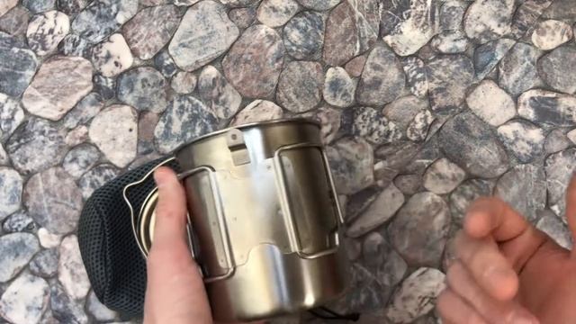 Обзор на стальной котелок Lixada 750ml