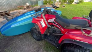 Квадроцикл 200 кубов доработка шноркель и подготовка к воде