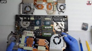 How To Replace FAN MSI GF65 Thin 9SD / Disassembly And Assembly