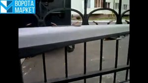 Распашные ворота с приводом Nice, своими руками