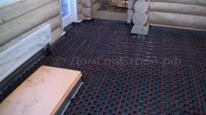 Водяной теплый пол в деревянном доме