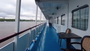 Теплоход "Константин Симонов" (класс-стандарт). Подробный видеообзор кают и общественных помещений.