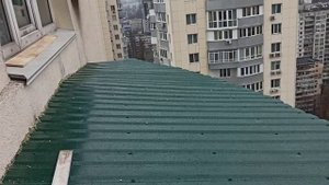 Накрываем крышу балкона своими руками на крыше и ещё выше...