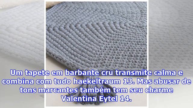 60 modelos de tapete de crochê para sala e tutoriais para fazer o seu смотреть онлайн