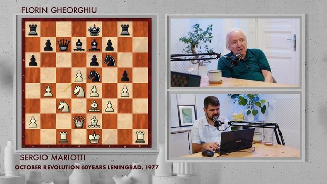 Amazing chess tactics: Sergio Mariotti VS Florin Gheorghiu
