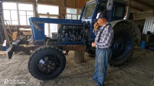 Начал устанавливать газоновский передок на Т-40