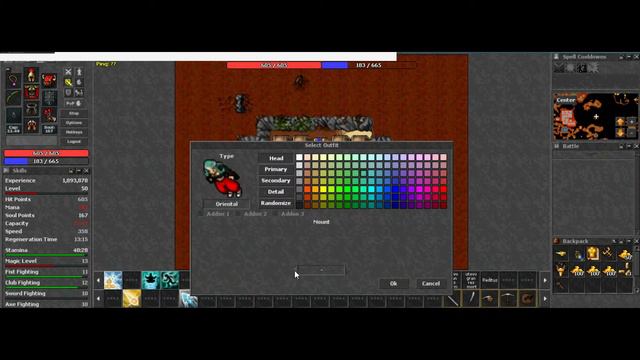 Oriental outfit + Summon Carbuncle (Rookgaard Tales) смотреть онлайн