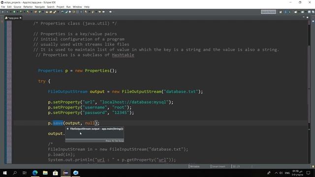 Properties class in java شرح смотреть онлайн
