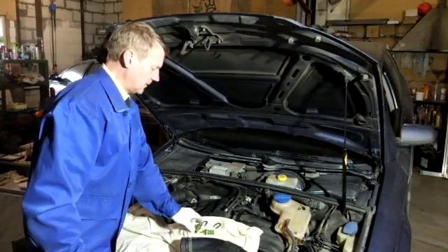 Замена датчика температуры системы охлаждения двигателя