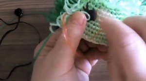 Игрушка-мочалка -"Авокадо".