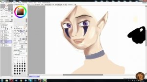 Рисую девушку эльфийку в paint tool sai/Drawing elf { SpeedPaint }