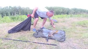 Рыбалка на сазана р.Чулым Здвинский район, улов 9 сазанов..mp4
