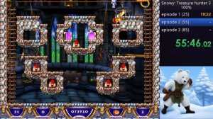 Snowy: Treasure hunter 3 100% Speedrun in [1:51:30]
