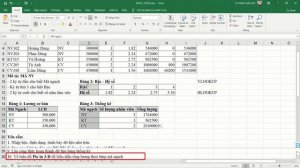 Tin học MOS 2 - Bộ 15 đề Excel từ dễ đến khó - Đề ôn tập số 1