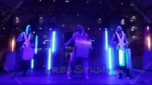 Световое барабанное шоу / Шоу барабанов со светом / барабанщики  "Trec Studio" ✨