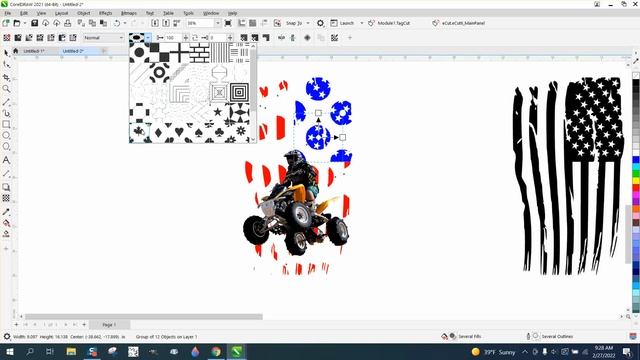 Corel Draw Tips & Tricks Remove Back Ground and add to a other photo Part 4 смотреть онлайн