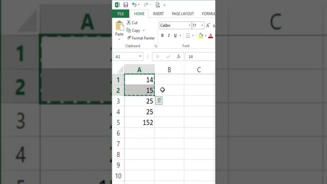 How to Copy in Excel Tips & Tricks #Short