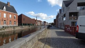 Bruges, Belgium Walking tour 4K. [September 2022] Most romantic city of Flanders.