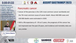 D1 | S2 | Global Burden and Changing trends of GIT Cancer | Dr Fatma Zakarya