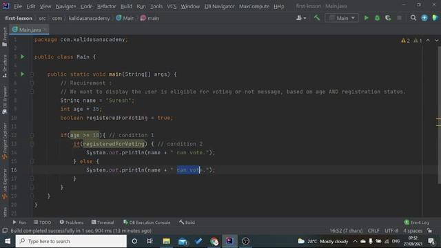 Java logical operators | Tamil