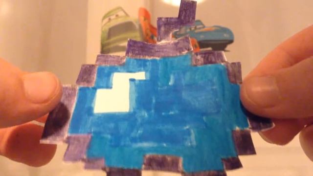 DIY: КАК СДЕЛАТЬ НАКЛЕЙКУ В СТИЛЕ МАЙНКРАФТ! смотреть онлайн