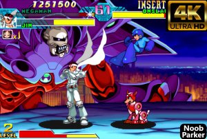 Marvel vs. Capcom - Mega Man & Jin аркада 1998 4K