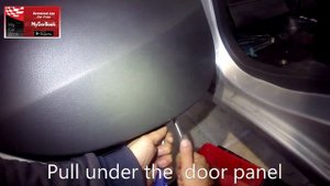 Chevrolet Spark 2009-2015 rear door panel removal