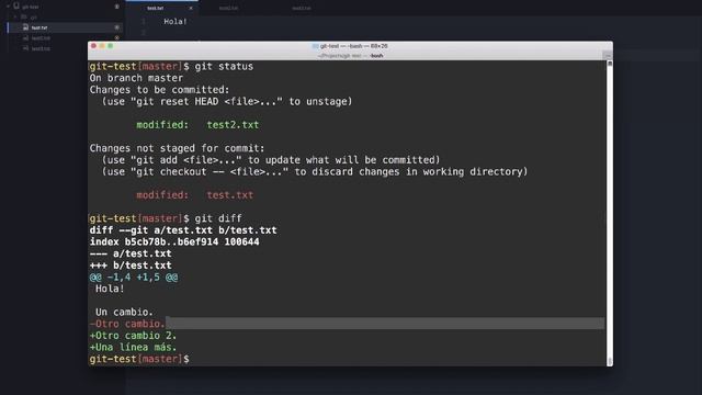 Git - El comando git status смотреть онлайн