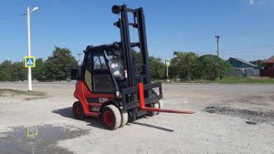 Вилочный погрузчик LINDE 8 тонн