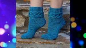Вязание носков спицами с описанием