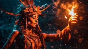 Shaman - Tribal Ambient Music, Throat Singing & Fire Sounds