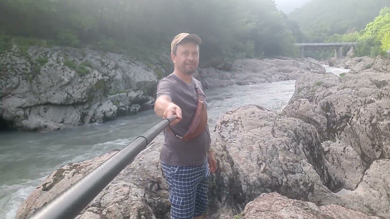 Один день в горах  Река Белая и Гранитный каньон Дорога на Хамышки