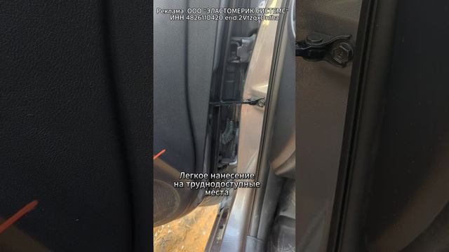 Устраняем скрип автомобильной двери многофункциональным смазочным материалом Cargosil WD40