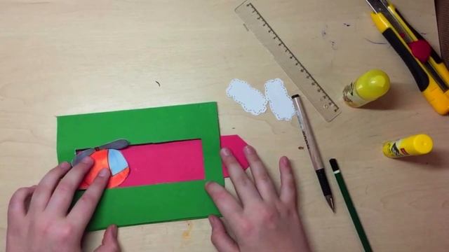 открытка на 23 февраля из картона и бумаги за 5 минут. смотреть онлайн