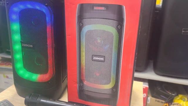Портативная колонка ZQS4245 смотреть онлайн