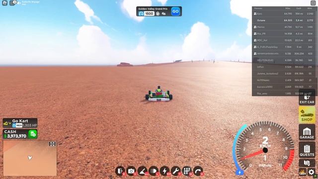 BEST GoKart DRIFT AFK FARM in DriveWorld | Small Circle #roblox #driveworld #afk #afkfarm #tune