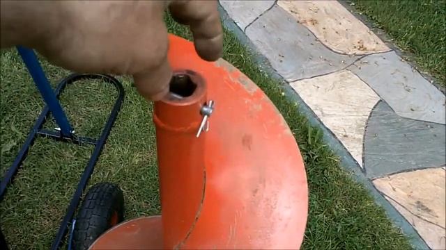 Устройство стойки для ручного бензобура высотой 1,7м смотреть онлайн