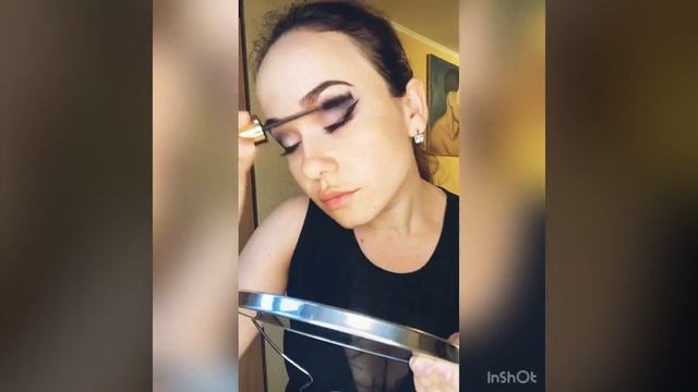 Делаю макияж на вечеринку. До/После)) Преображение в КРАСОТКУ-СТЕРВОЧКУ.