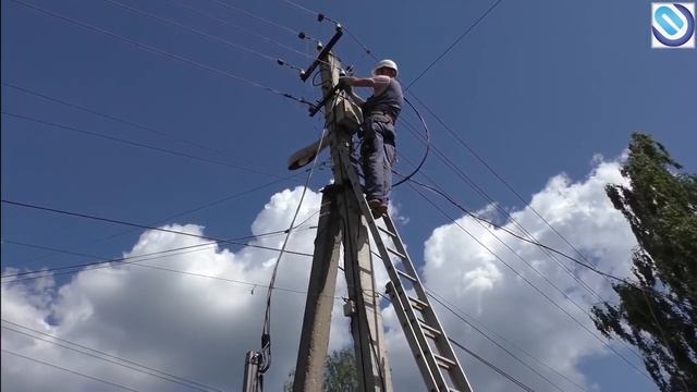 Установка ИПУ ЭЭ и подключение к воздушной линии электропередач